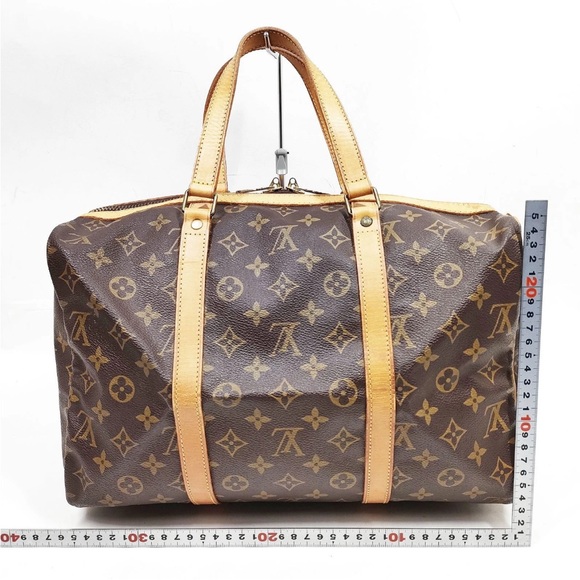 Louis Vuitton Brown and Tan Monogram Duffel Bag - Picture 2 of 10